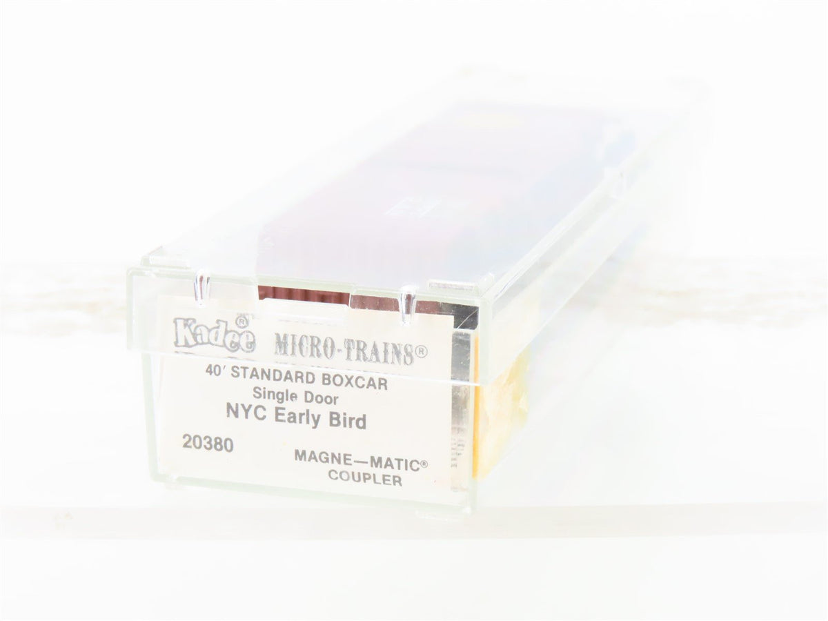 N Scale Kadee Micro-Trains MTL 20380 NYC Early Bird 40&#39; Box Car #174280