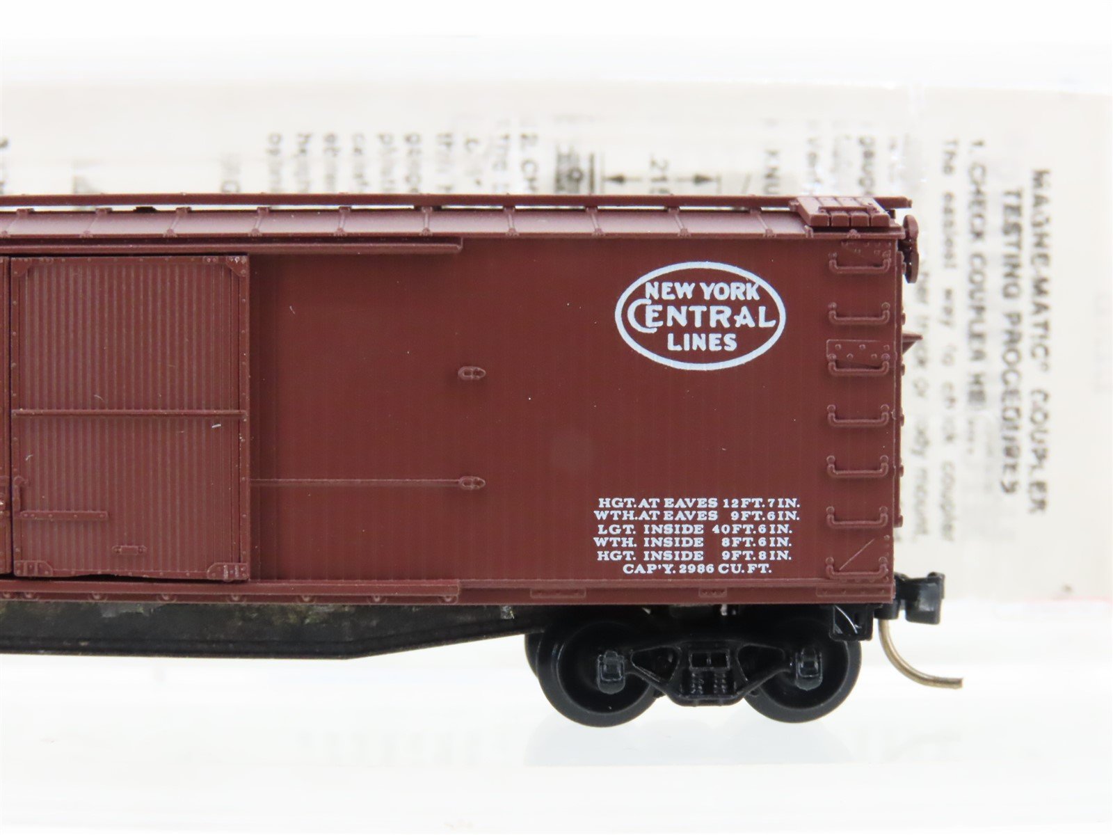 N Scale Kadee Micro-Trains MTL 43060 NYC Michigan Central 40' Box Car #64753