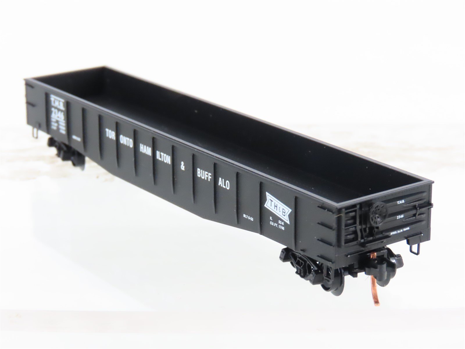 N Scale Micro-Trains MTL 105100 THB Toronto Hamilton & Buffalo 50' Gondola #2346