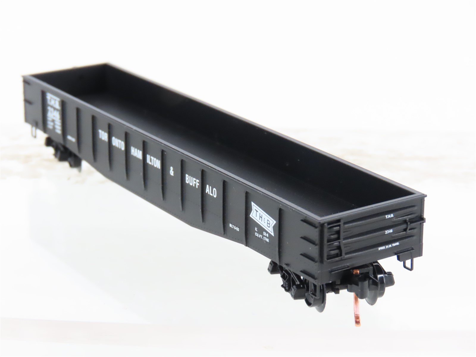 N Scale Micro-Trains MTL 105100 THB Toronto Hamilton & Buffalo 50' Gondola #2346