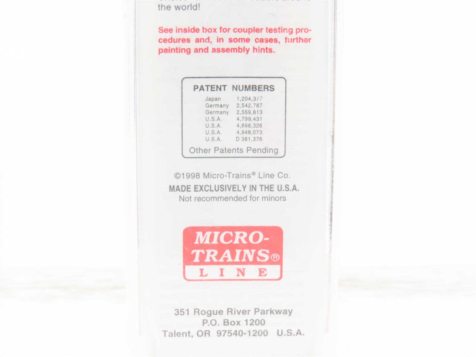 N Micro-Trains MTL 20047 NYC New York Central 40' Single Door Box Car #159000
