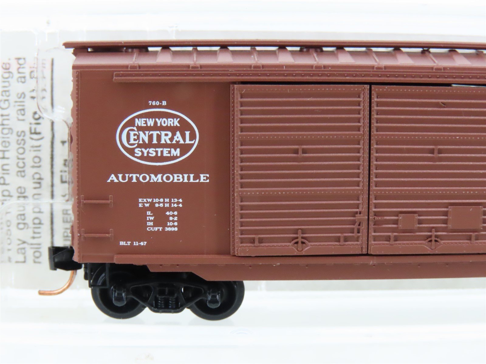 N Scale Micro-Trains MTL 23160 NYC New York Central 40' Box Car #70096
