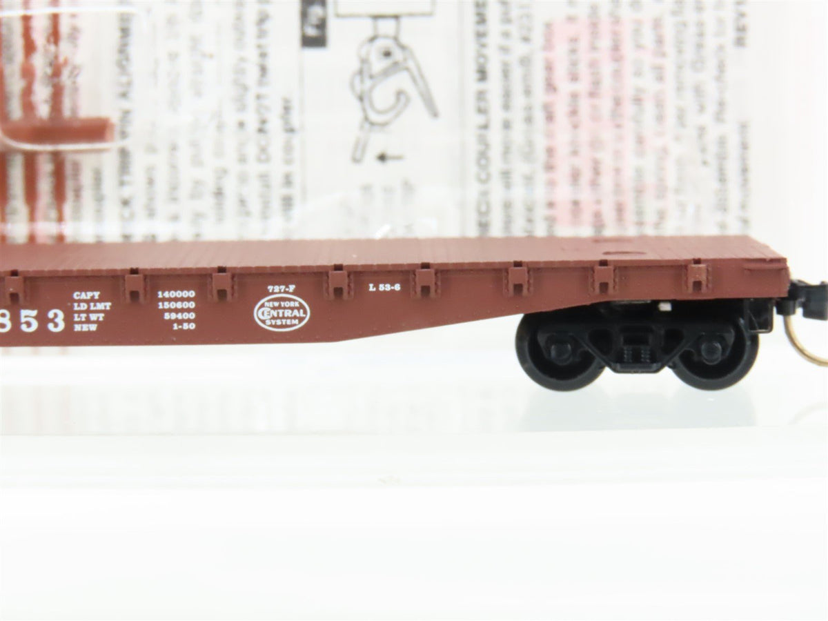 N Scale Micro-Trains MTL 45040 NYC New York Central 50&#39; Flat Car #499853