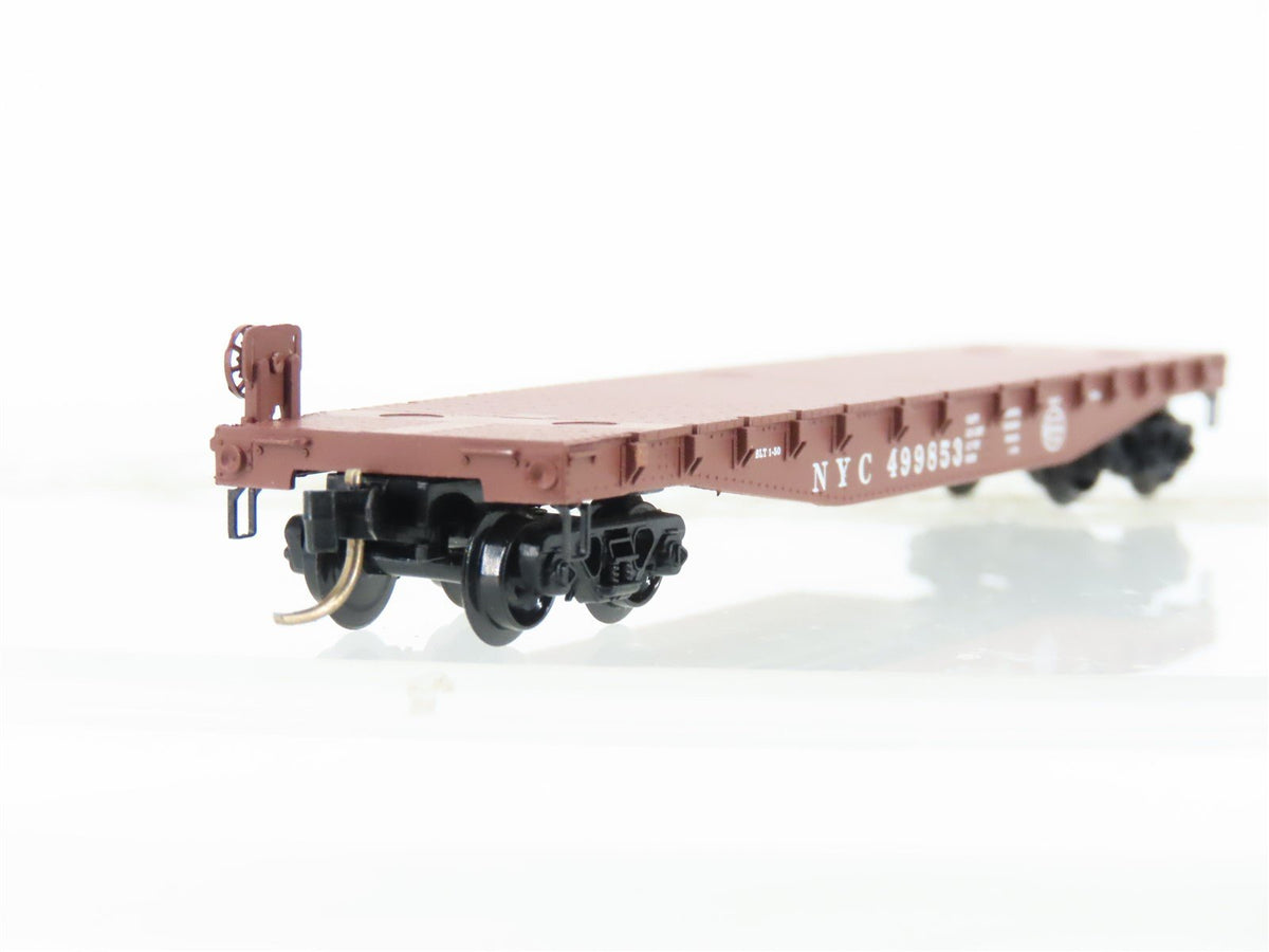 N Scale Micro-Trains MTL 45040 NYC New York Central 50&#39; Flat Car #499853