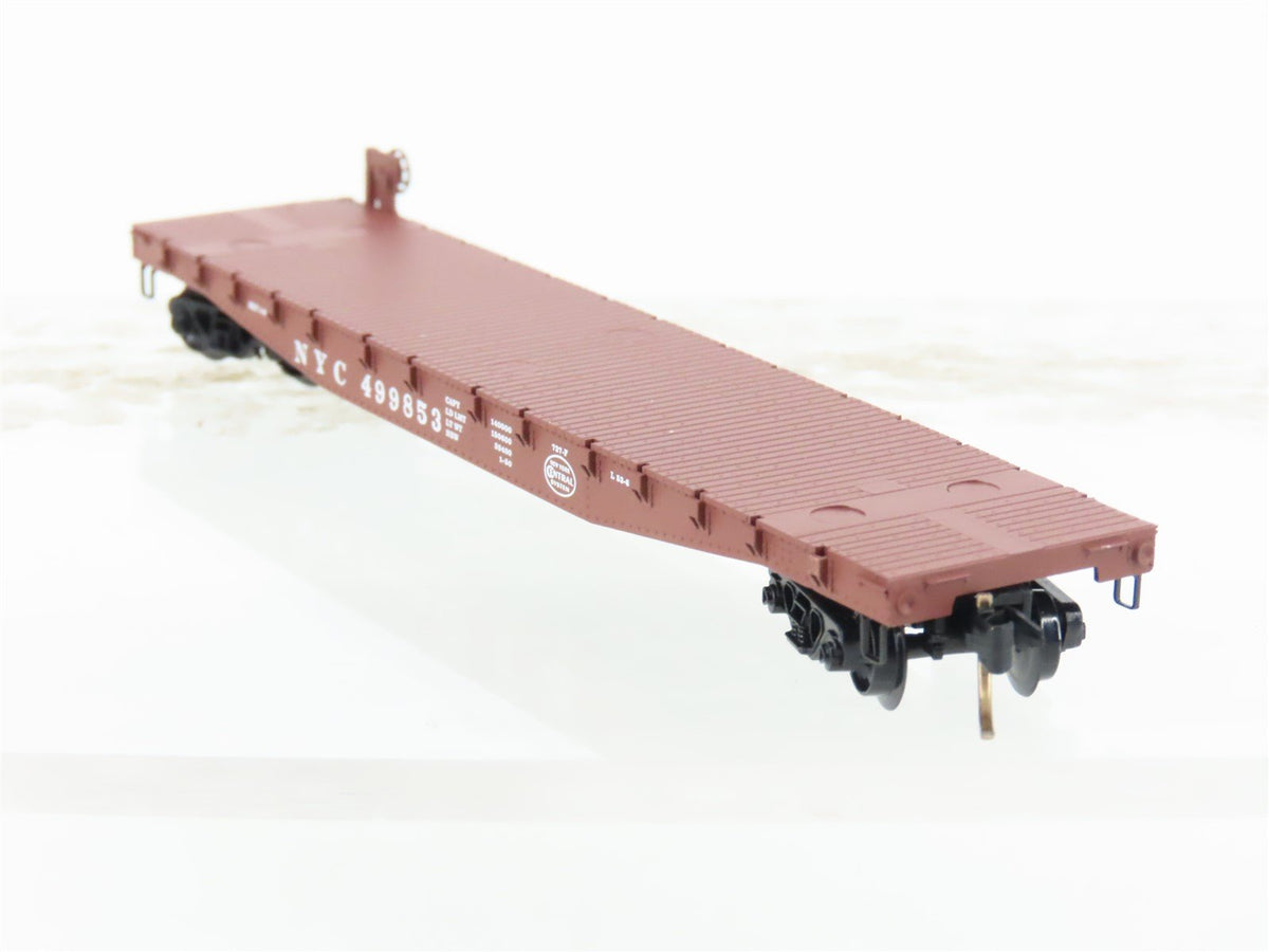 N Scale Micro-Trains MTL 45040 NYC New York Central 50&#39; Flat Car #499853