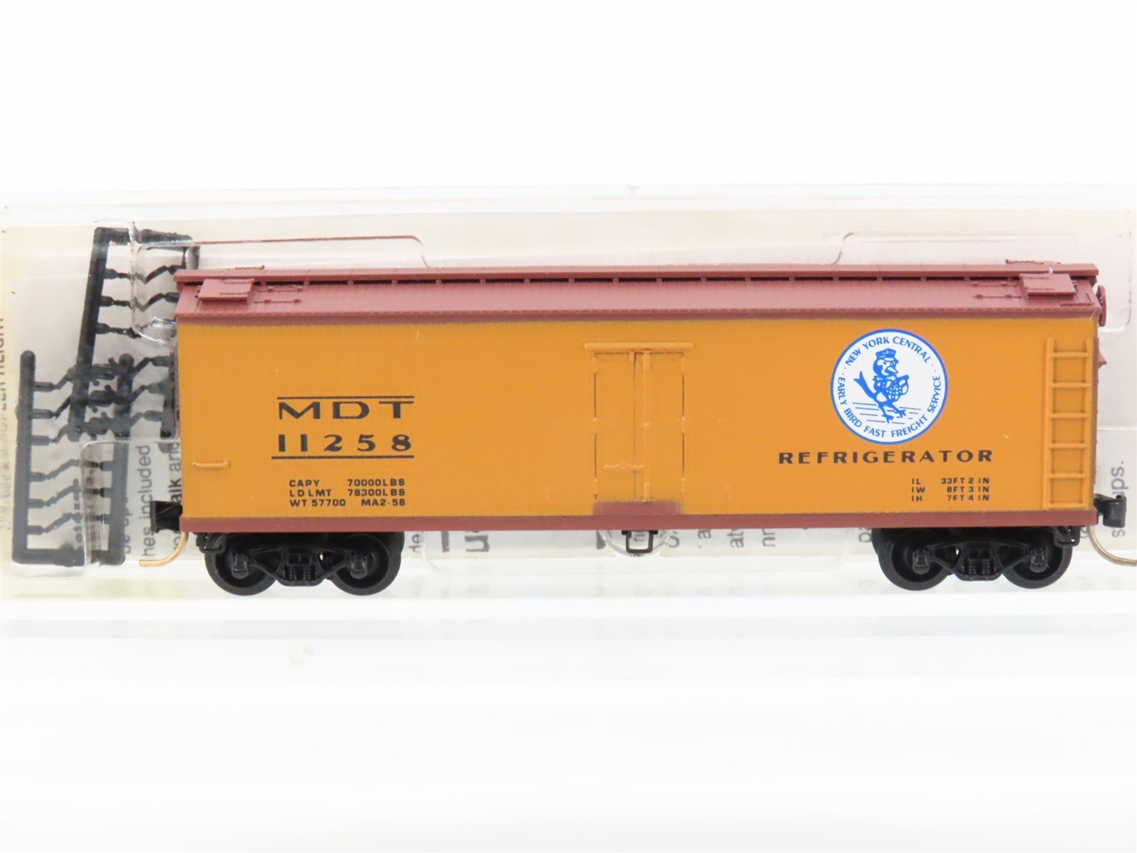 N Scale Micro-Trains MTL 47190 MDT NYC Early Bird Wood Reefer #11258
