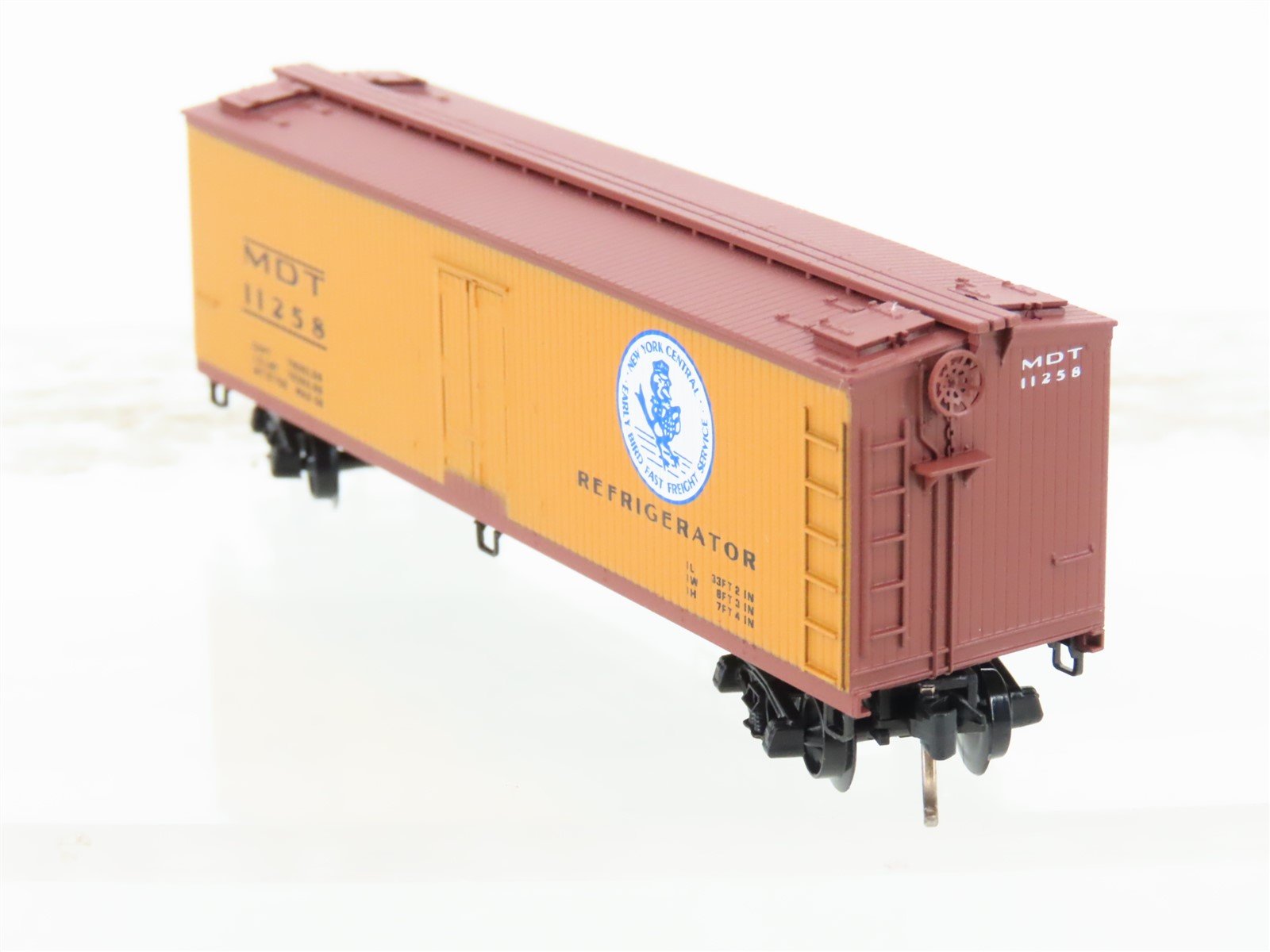 N Scale Micro-Trains MTL 47190 MDT NYC Early Bird Wood Reefer #11258