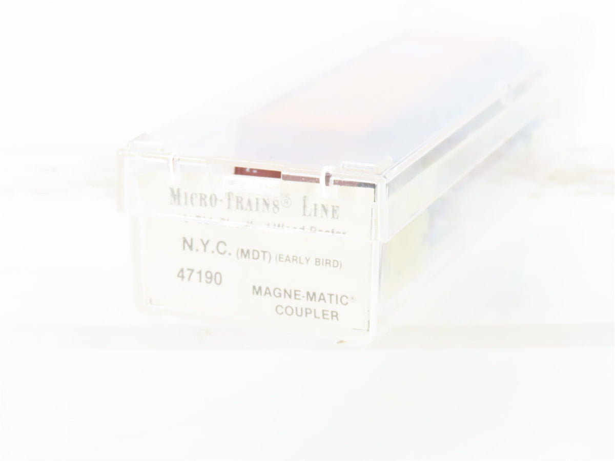 N Scale Micro-Trains MTL 47190 MDT NYC Early Bird Wood Reefer #11258