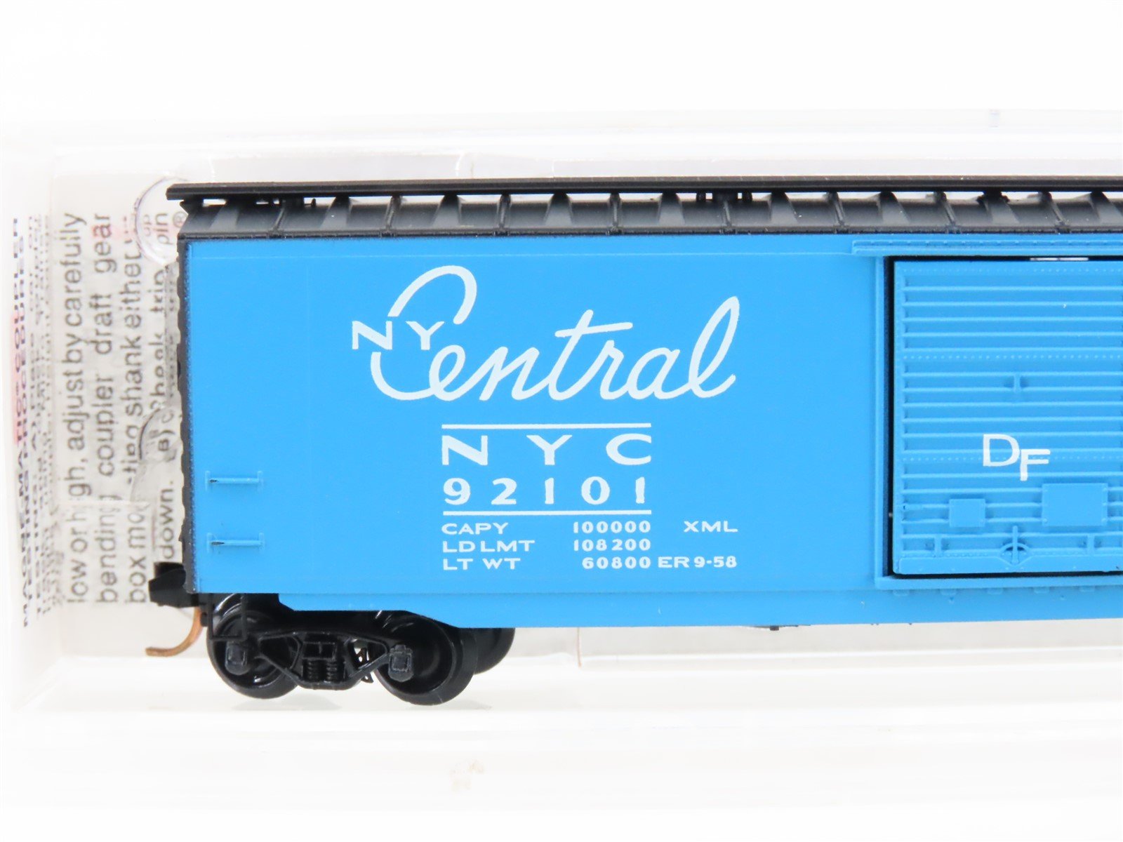 N Scale Micro-Trains MTL 31310 NYC New York Central 50' Box Car #92101