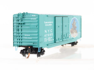 N Scale Micro-Trains MTL ESM 9801 NYC Tomorrow's Children 50' Box Car #47095