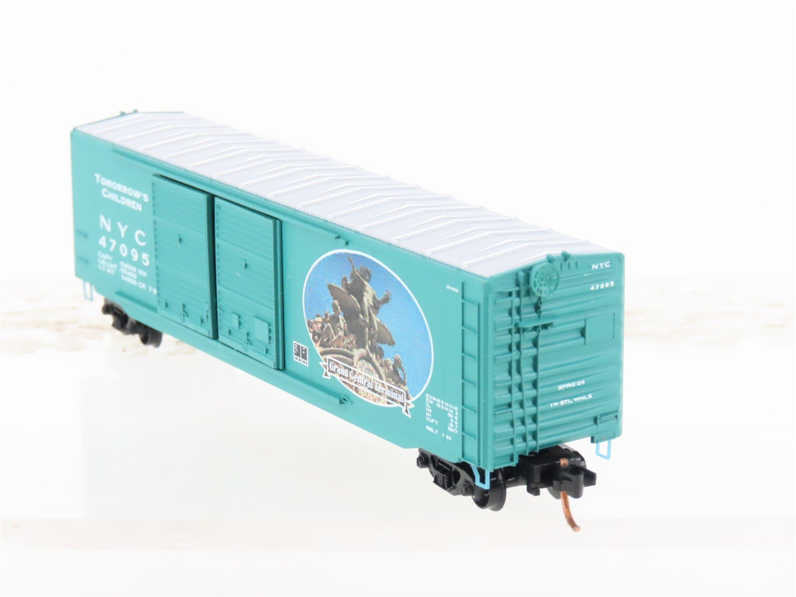 N Scale Micro-Trains MTL ESM 9801 NYC Tomorrow's Children 50' Box Car #47095