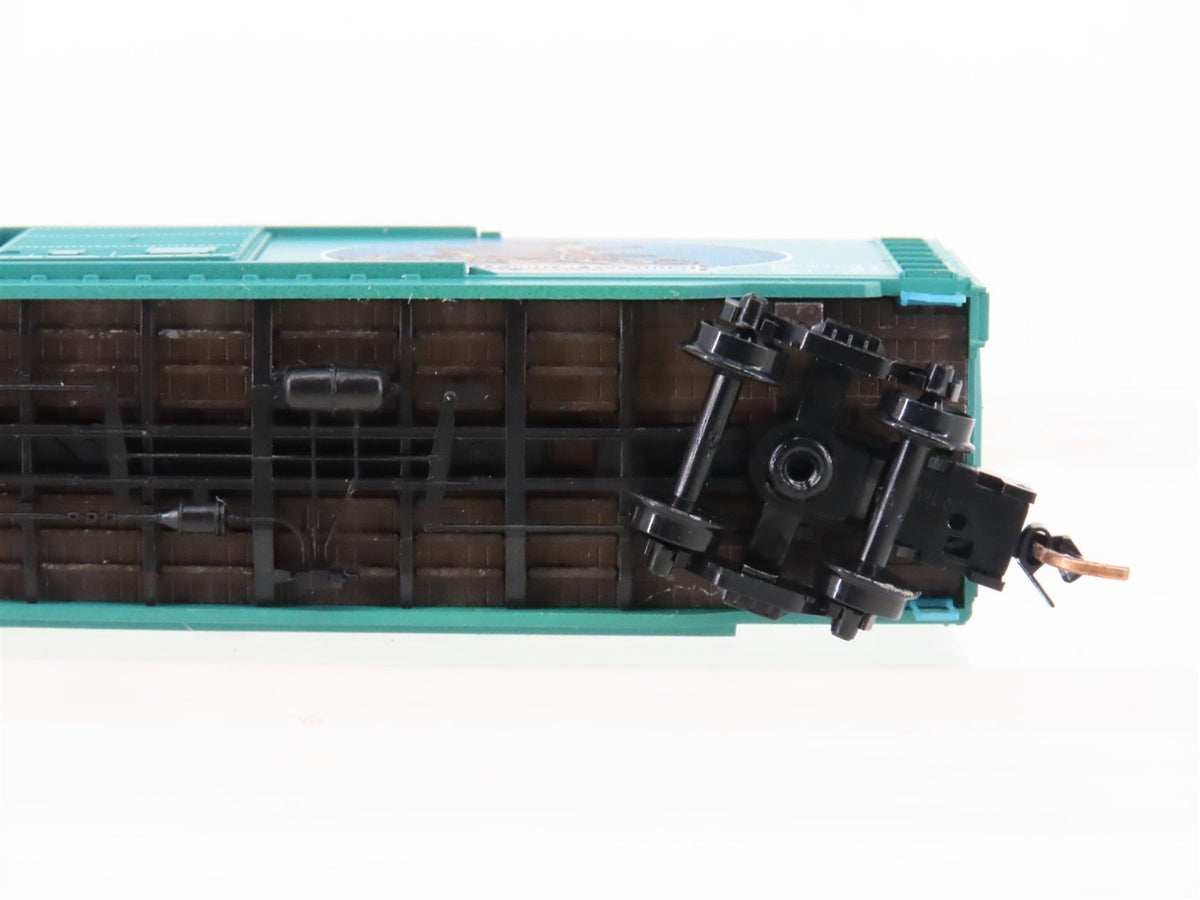 N Scale Micro-Trains MTL ESM 9801 NYC Tomorrow&#39;s Children 50&#39; Box Car #47095