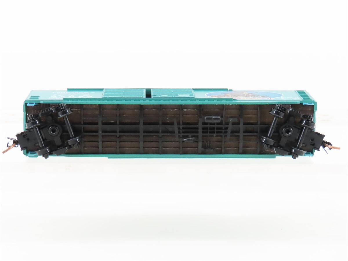 N Scale Micro-Trains MTL ESM 9801 NYC Tomorrow&#39;s Children 50&#39; Box Car #47095