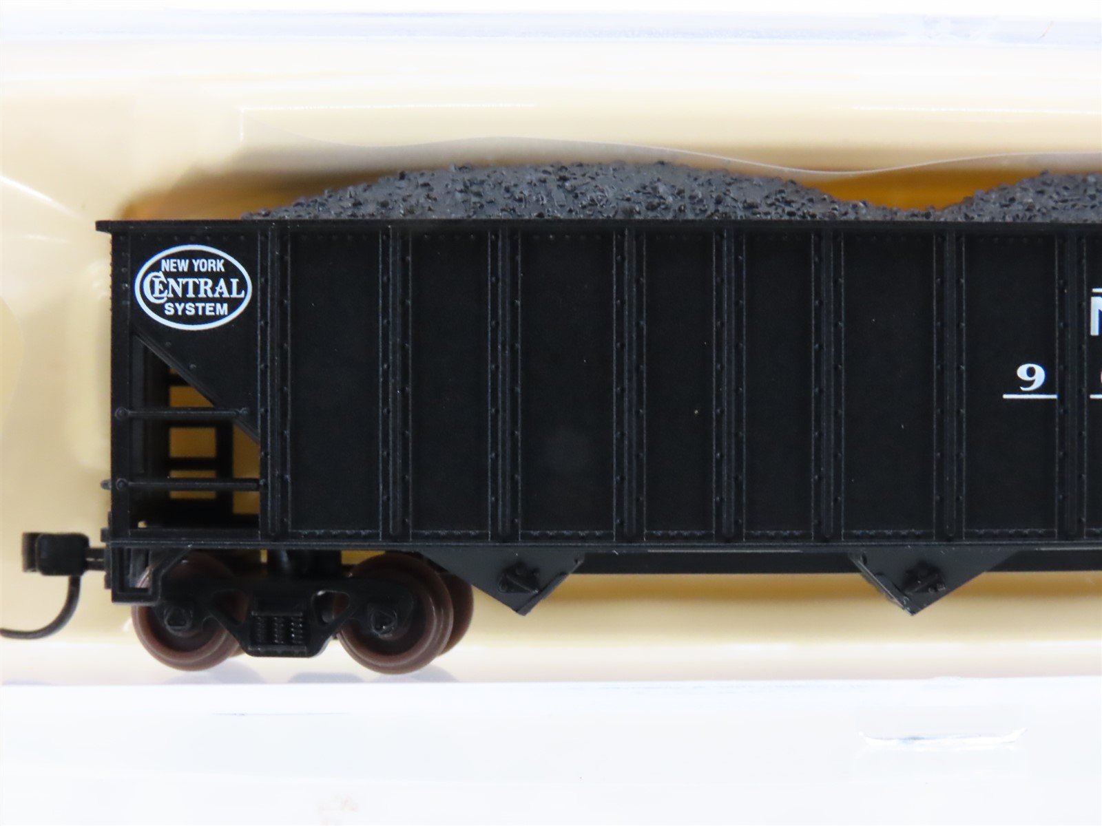 N Scale Atlas 32791 NYC New York Central 3-Bay Open Hopper #904018 w/ Load
