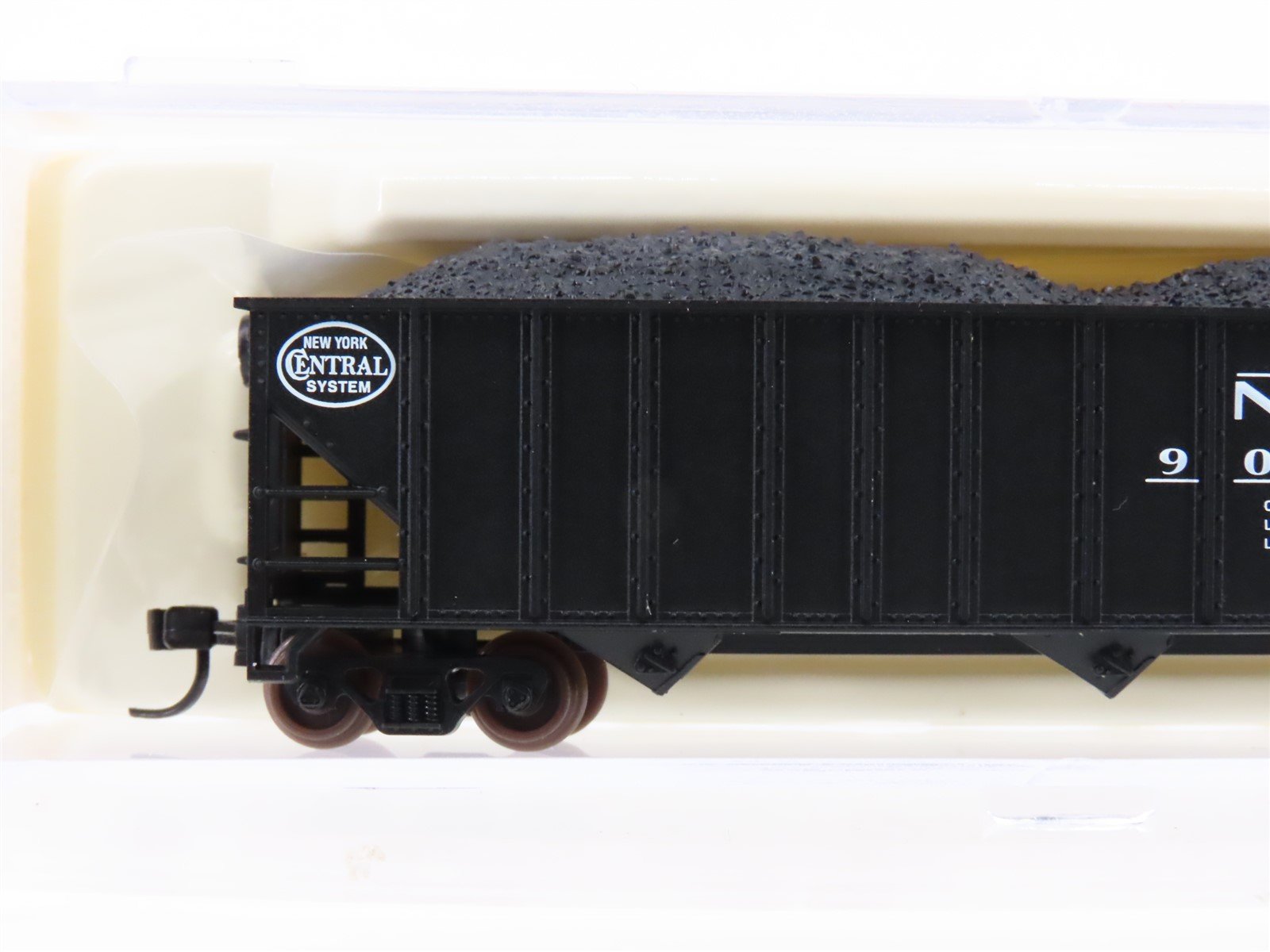 N Scale Atlas 32791 NYC New York Central 3-Bay Open Hopper #904018 w/ Load