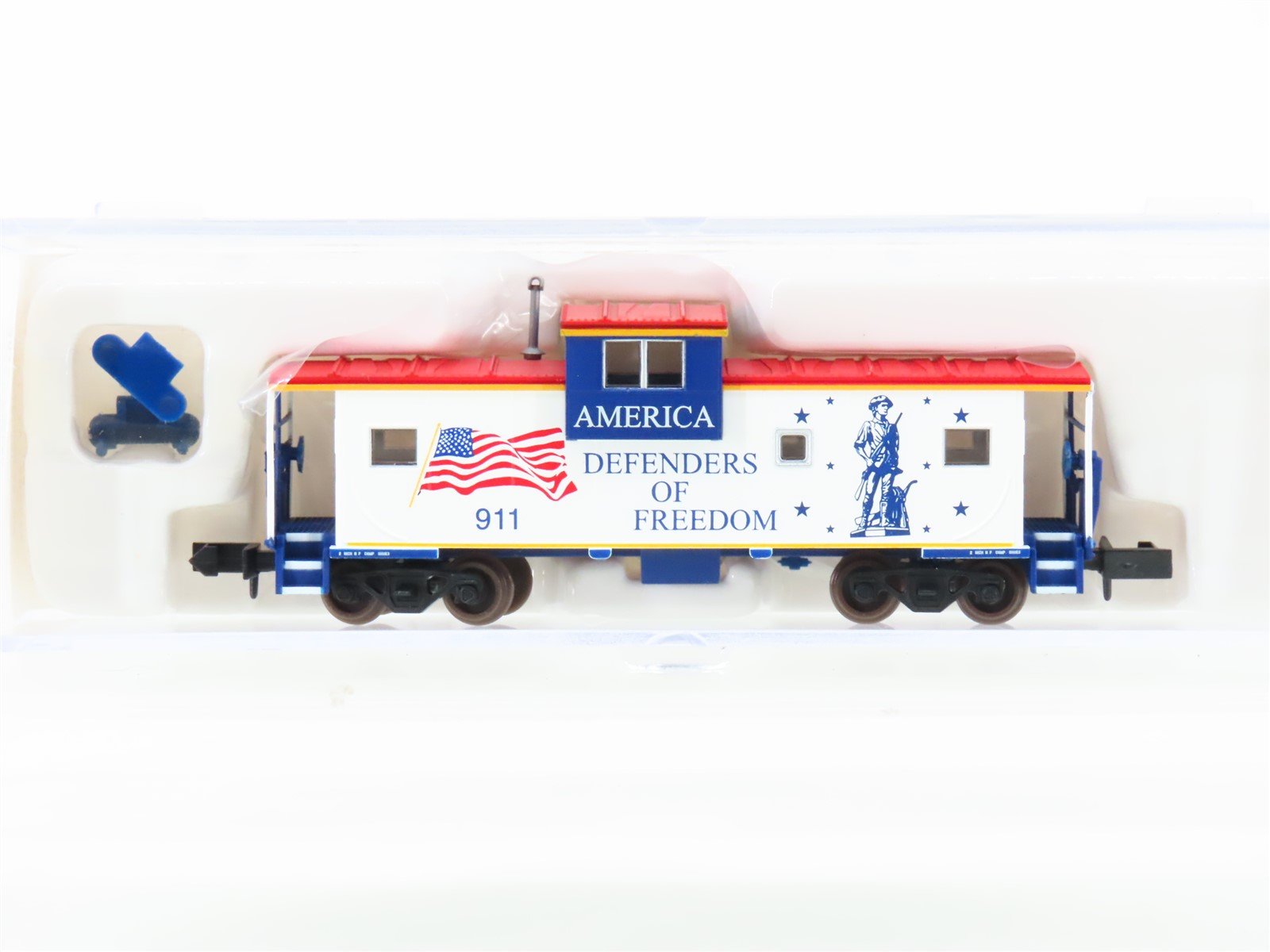 N Scale Atlas 30461 America Defenders of Freedom Caboose #911