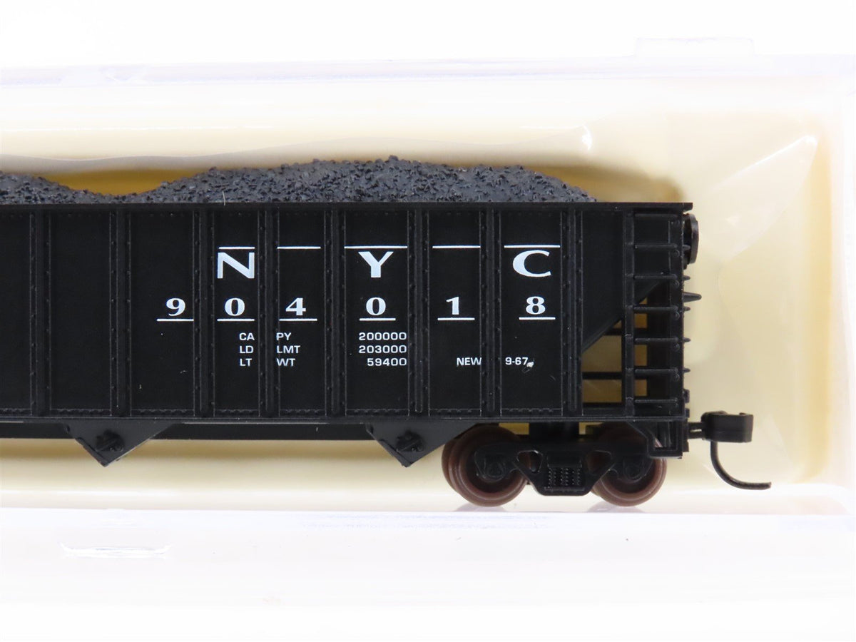 N Scale Atlas 32791 NYC New York Central 3-Bay Open Hopper #904018 w/ Load