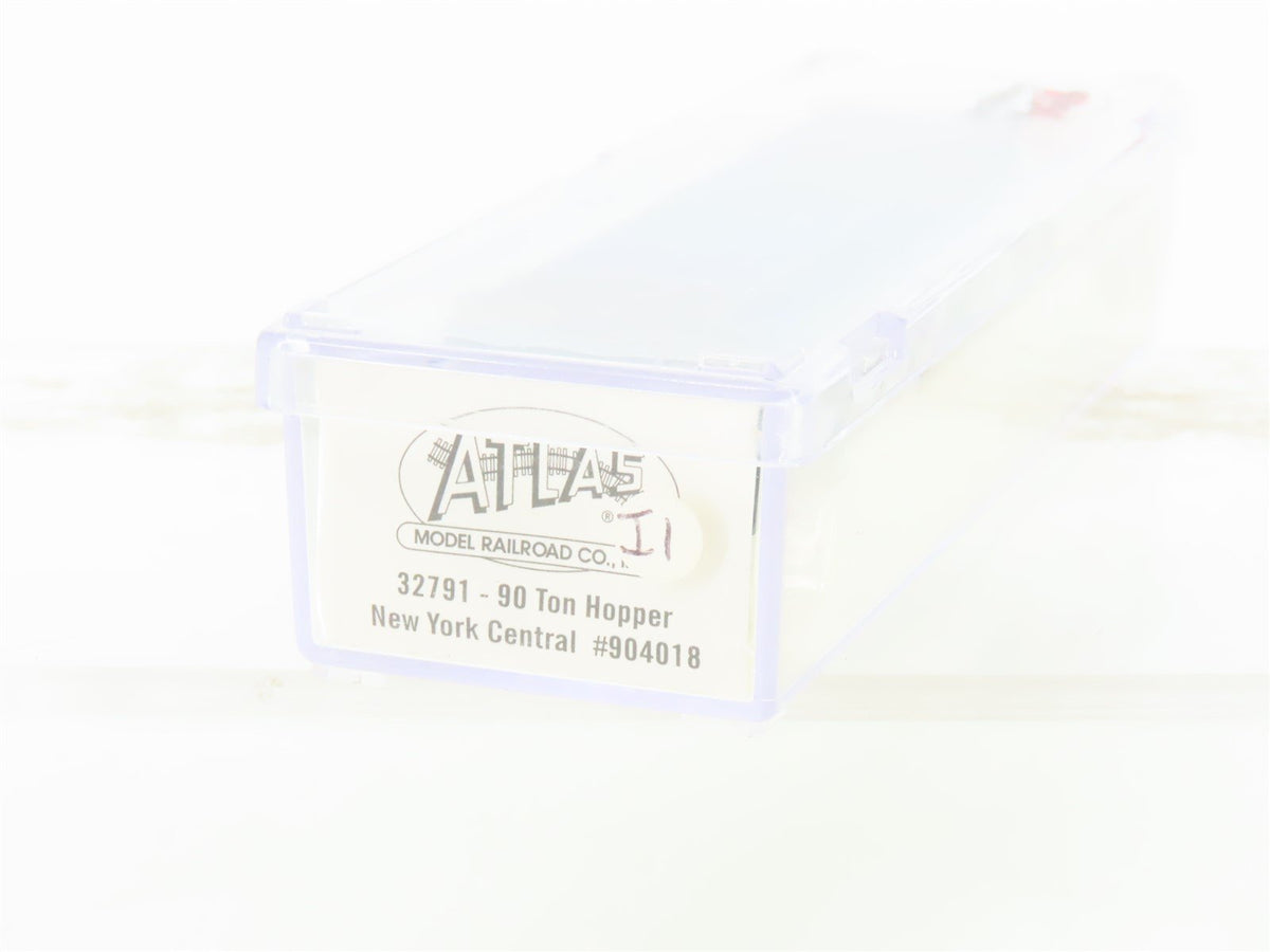N Scale Atlas 32791 NYC New York Central 3-Bay Open Hopper #904018 w/ Load