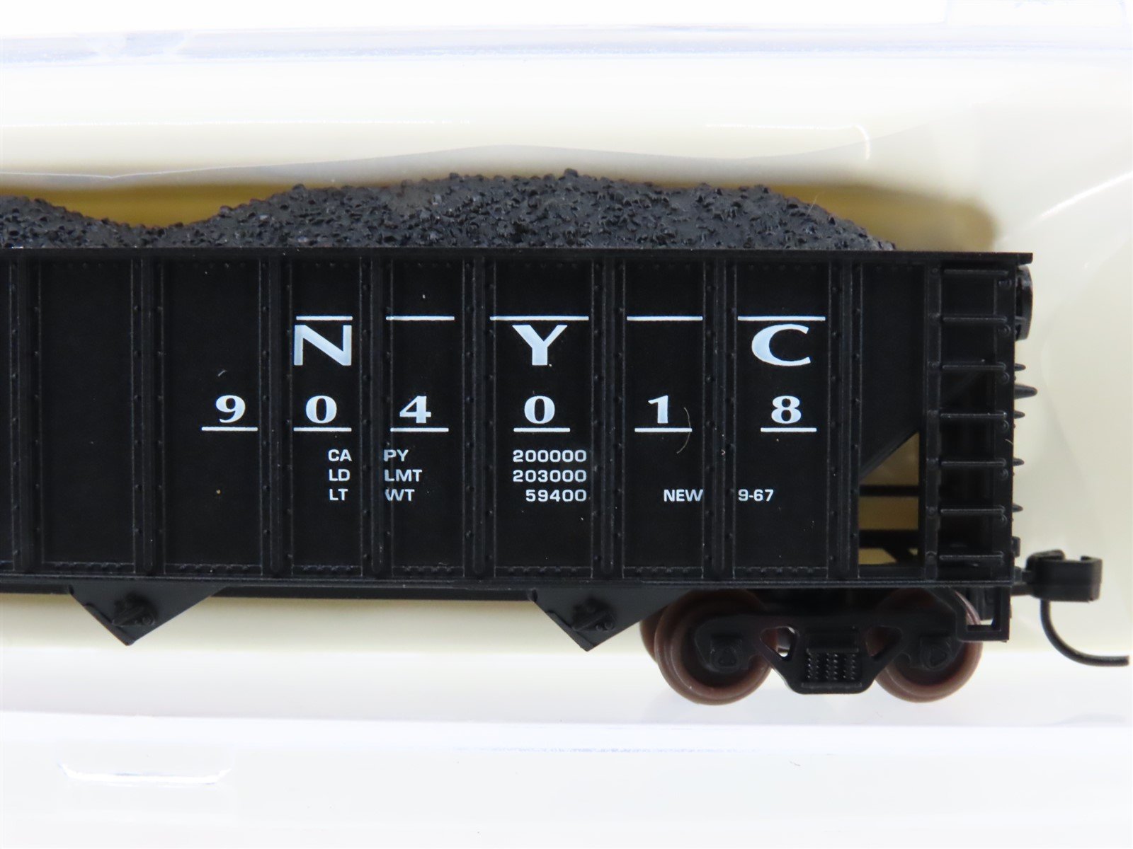 N Scale Atlas 32791 NYC New York Central 3-Bay Open Hopper #904018