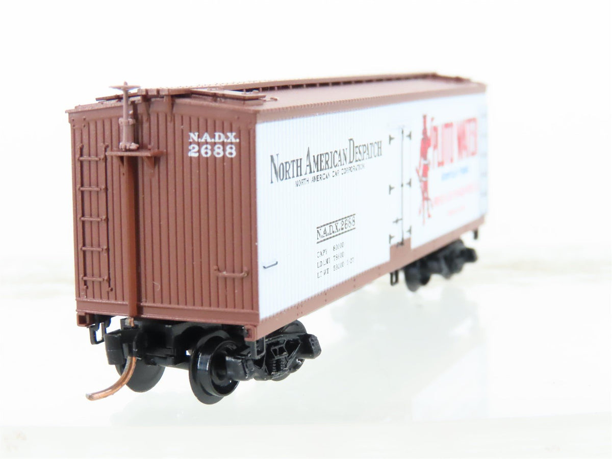 N Scale Micro-Trains MTL 49490 NADX Pluto Water 40&#39; Wood Reefer #2688
