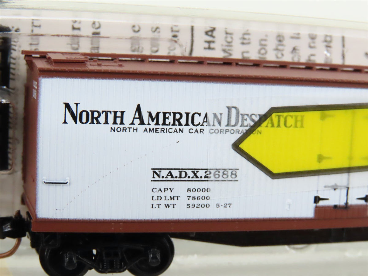 N Scale Micro-Trains MTL 49490 NADX Pluto Water 40&#39; Wood Reefer #2688