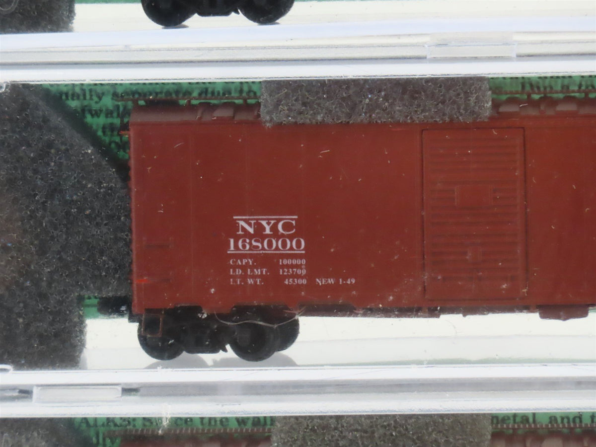 N Deluxe Innovations 14020 NYC P&amp;LE New York Central 40&#39; Box Car 3-Pack Sealed
