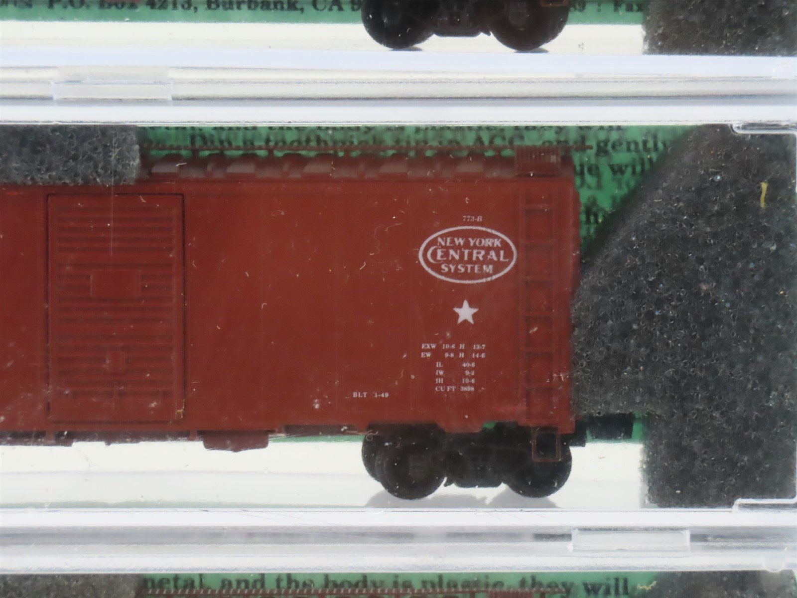 N Deluxe Innovations 14020 NYC P&LE New York Central 40' Box Car 3-Pack Sealed