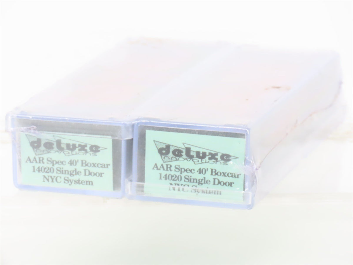 N Deluxe Innovations 14020 P&amp;LE NYC New York Central 40&#39; Box Car 2-Pack Sealed
