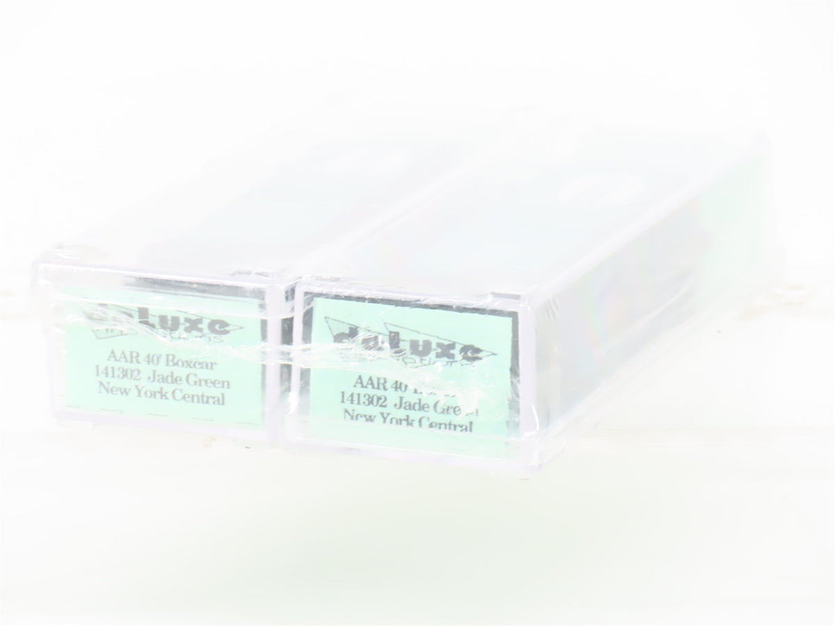 N Scale Deluxe Innovations 141302 NYC New York Central 40&#39; Box Car 2-Pack Sealed