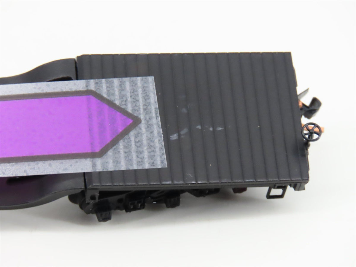 N Micro-Trains MTL 109020 NYC New York Central Depressed Center Flat Car #498996