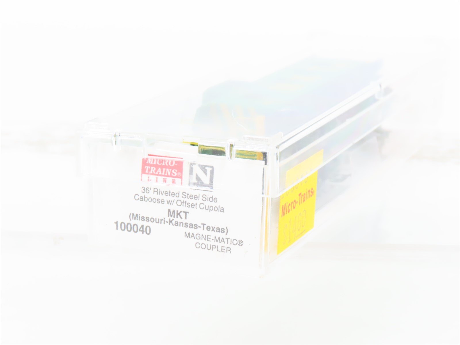 N Scale Micro-Trains MTL 100040 MKT Missouri Kansas Texas 36' Caboose #12
