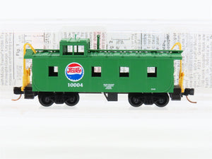 N Scale Micro-Trains MTL 100080 Pepsi-Cola 36' Riveted Steel Side Caboose #10004