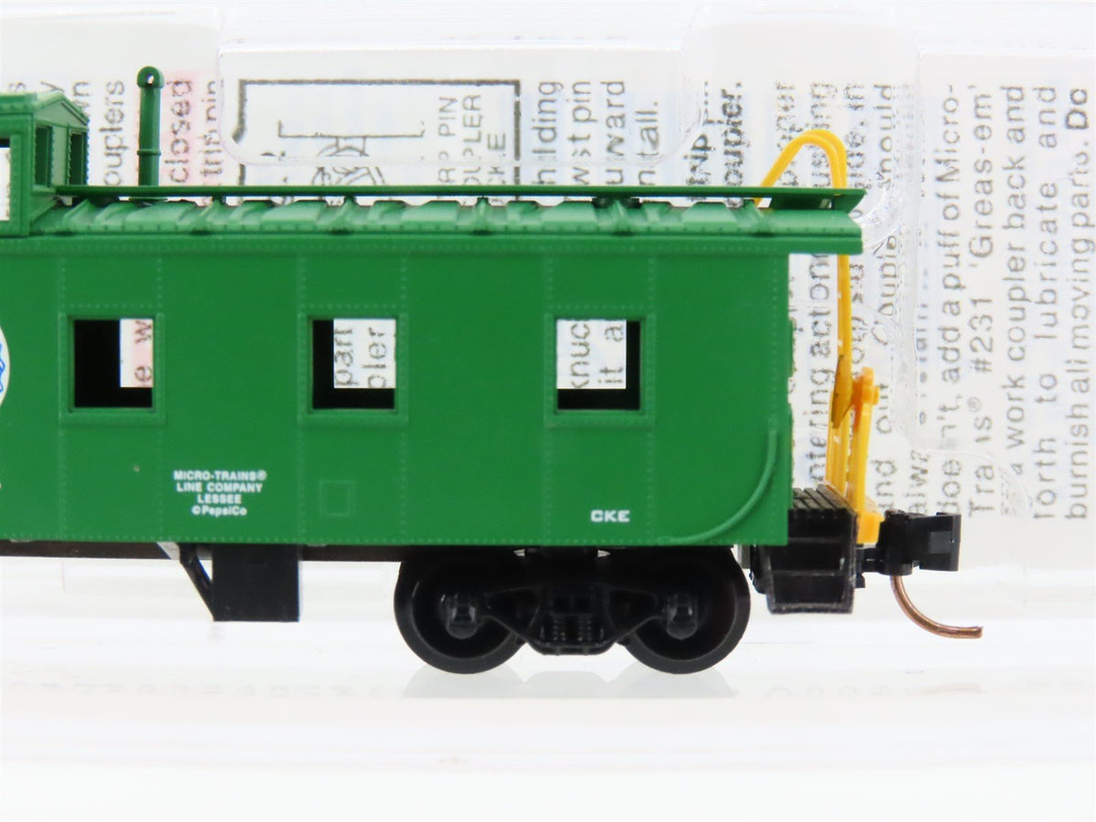 N Scale Micro-Trains MTL 100080 Pepsi-Cola 36&#39; Riveted Steel Side Caboose #10004