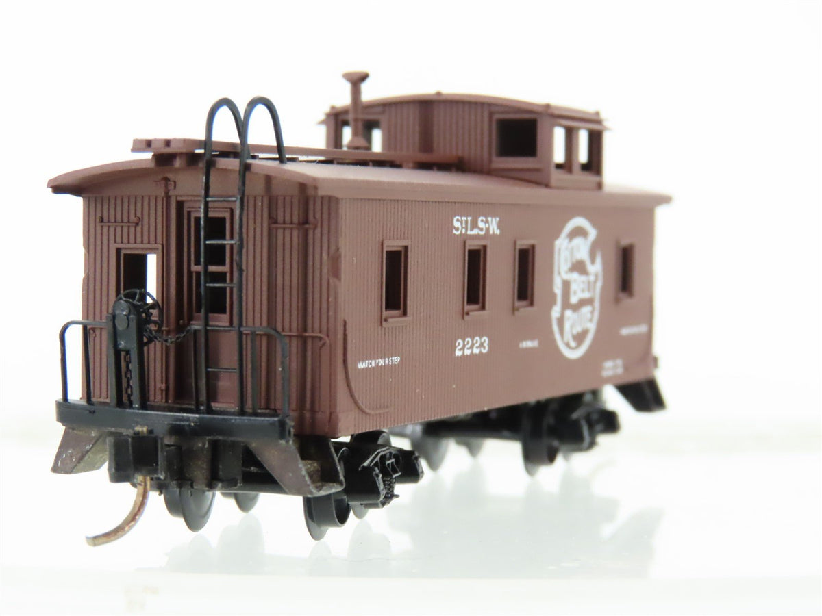 N Scale Micro-Trains MTL 51170 StLSW Cotton Belt Route 34&#39; Caboose #2223