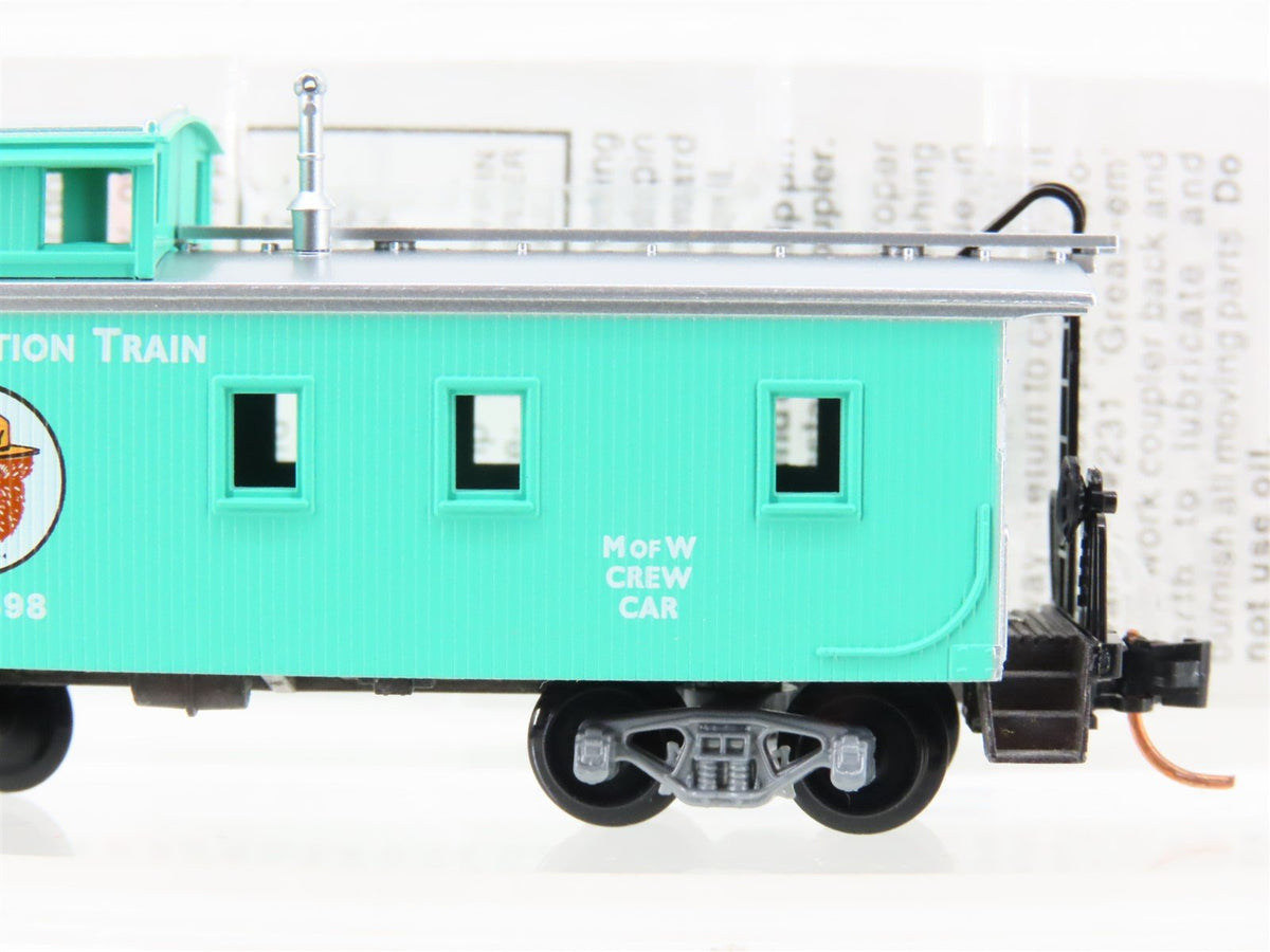 N Scale Micro-Trains MTL 51210 MOW Smokey Bear 34&#39; Wood Sheathed Caboose #X51898