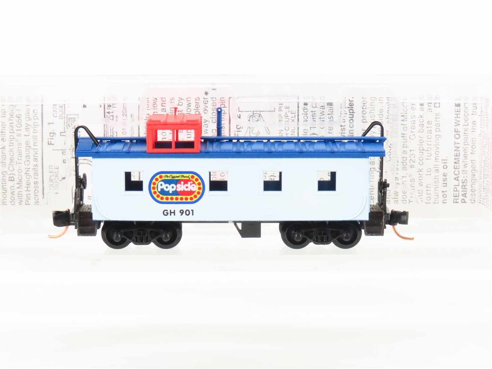 N Scale Micro-Trains MTL 100130 GH Popsicle 36' Riveted Steel Caboose #901