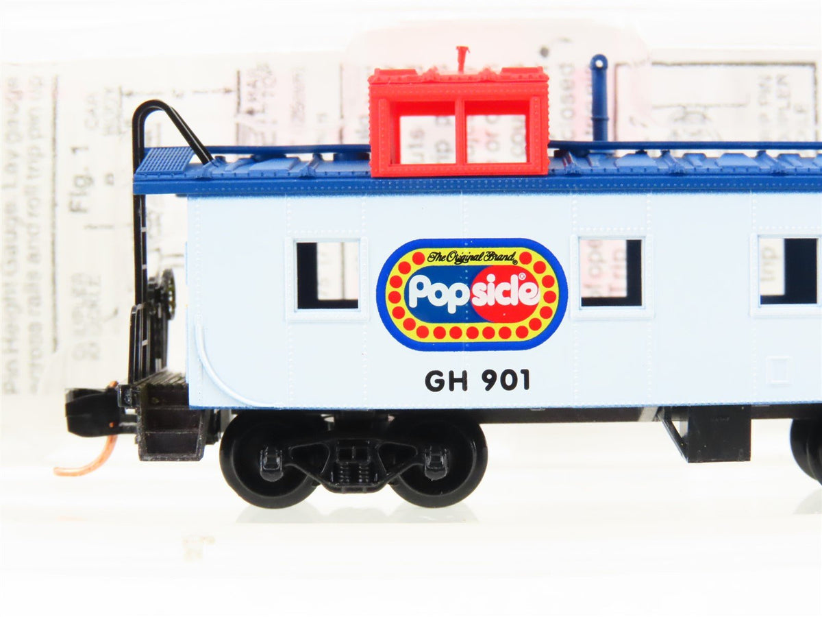 N Scale Micro-Trains MTL 100130 GH Popsicle 36&#39; Riveted Steel Caboose #901