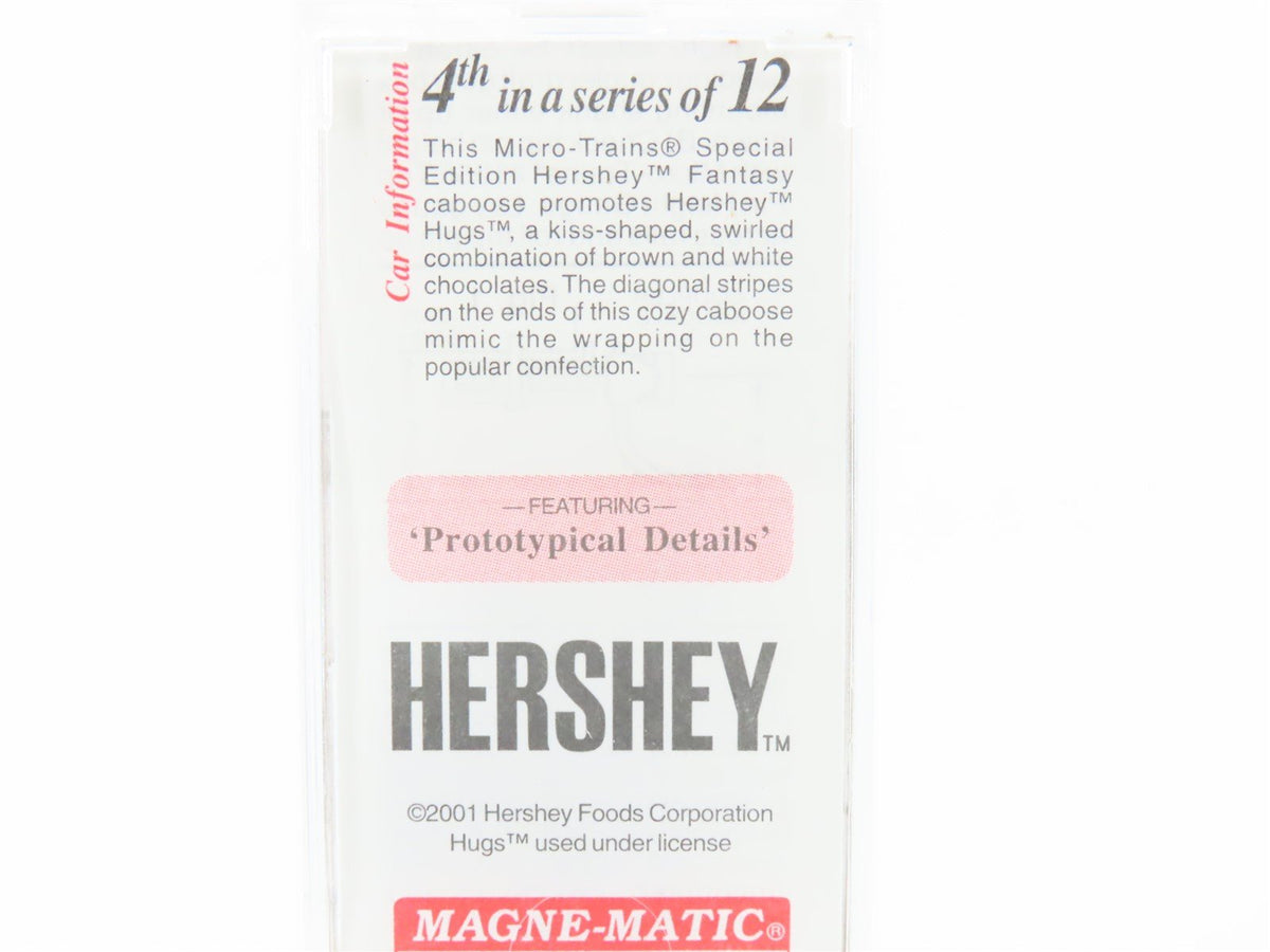 N Scale Micro-Trains MTL 100120 Hershey&#39;s Hugs Caboose #4011