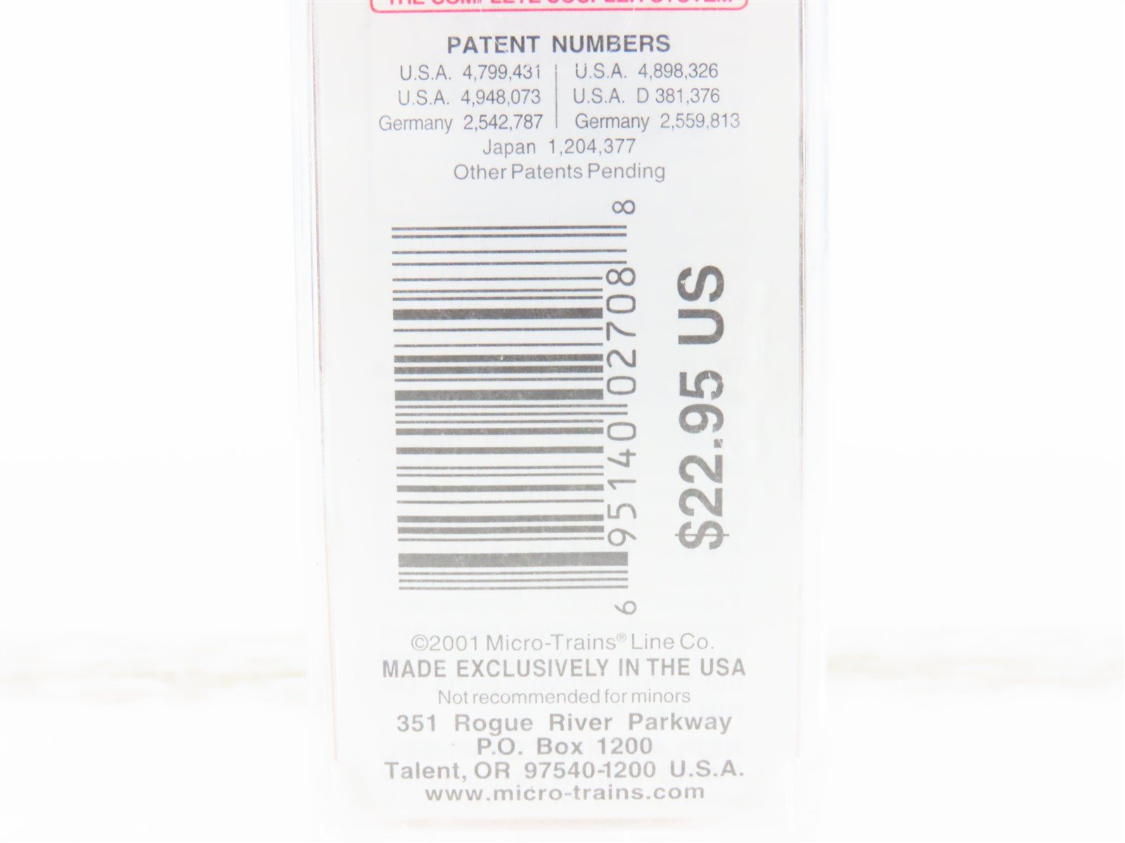 N Scale Micro-Trains MTL 100120 Hershey's Hugs Caboose #4011