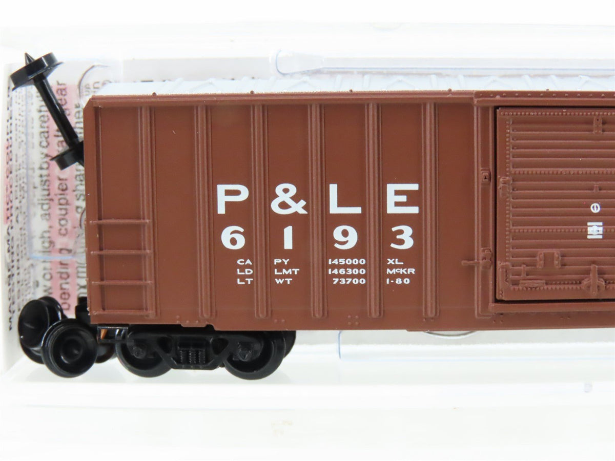 N Scale Micro-Trains MTL 25290 P&amp;LE Pittsburgh &amp; Lake Erie 50&#39; Box Car #6193