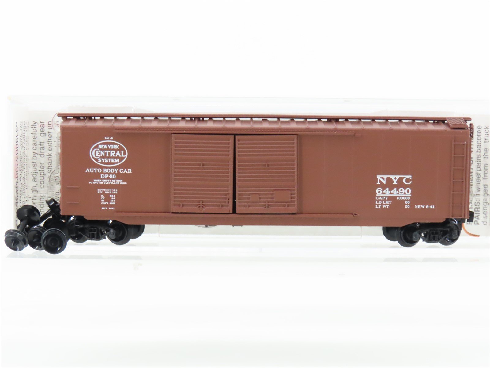 N Scale Micro-Trains MTL 34150 NYC New York Central 50' Box Car #64490