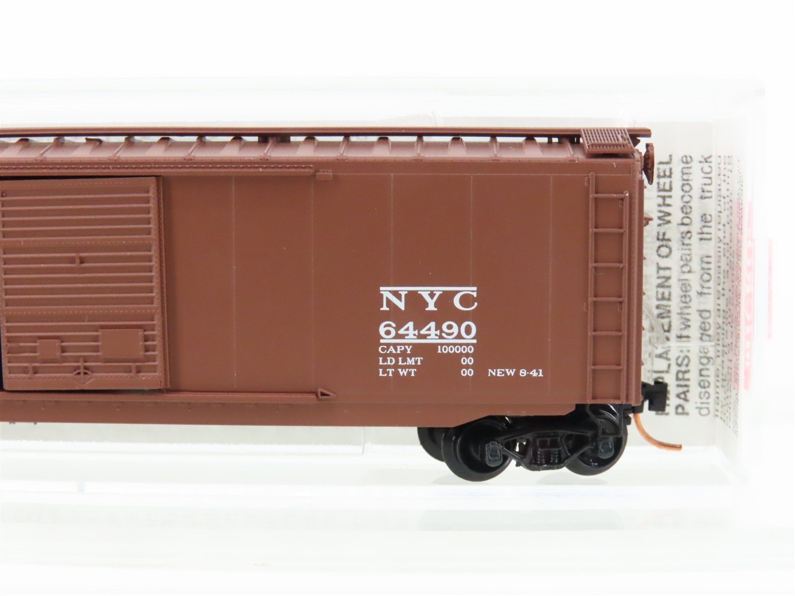 N Scale Micro-Trains MTL 34150 NYC New York Central 50' Box Car #64490