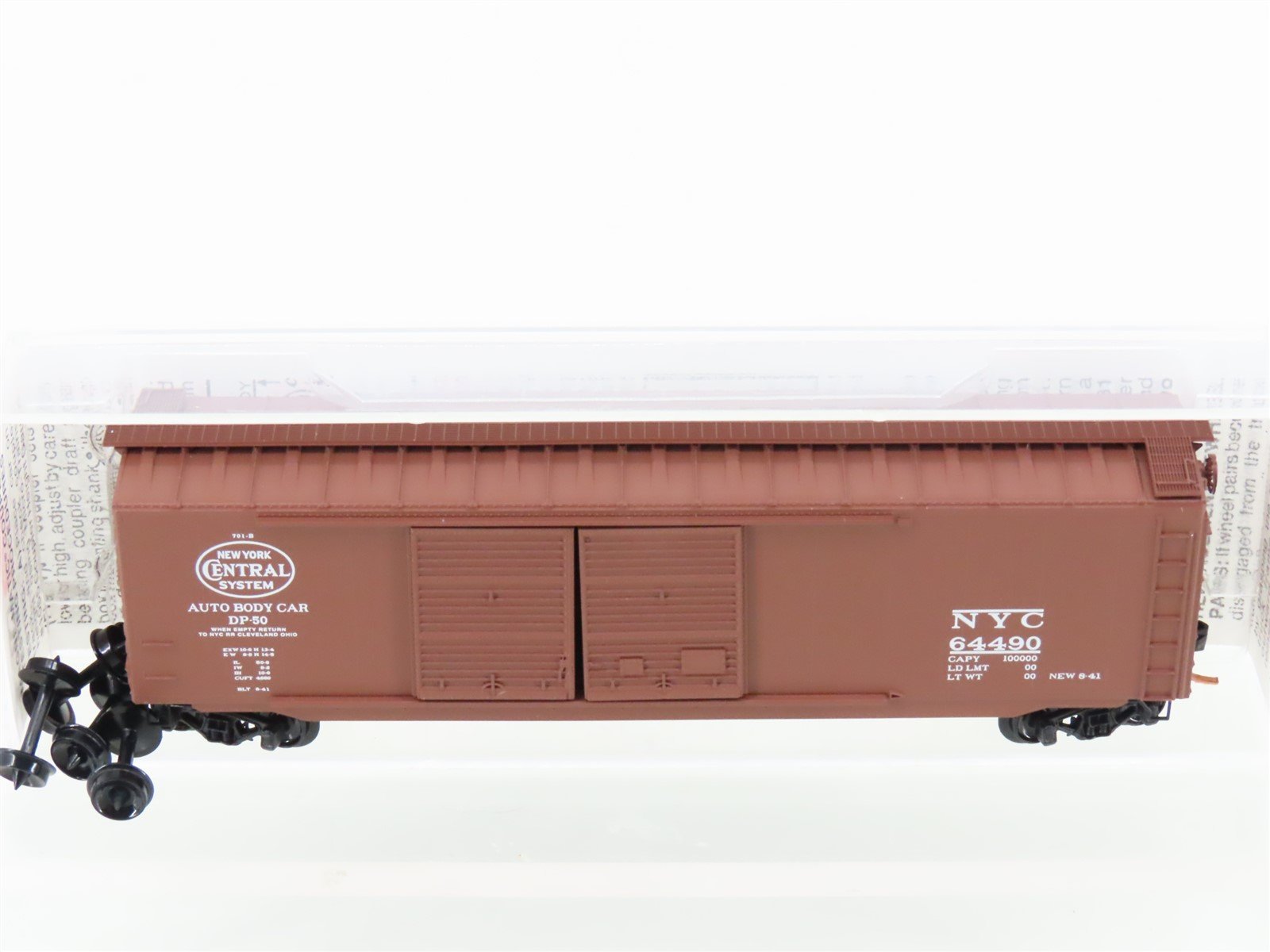 N Scale Micro-Trains MTL 34150 NYC New York Central 50' Box Car #64490