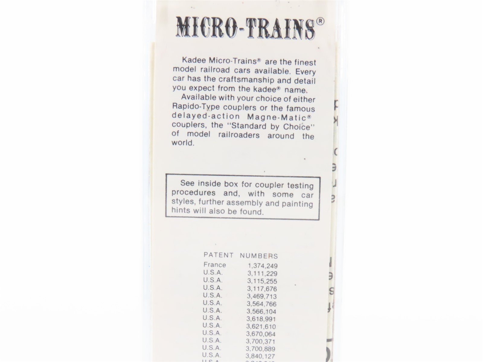 N Scale Kadee Micro-Trains MTL 47190 MDT NYC Early Bird 40' Reefer #11285