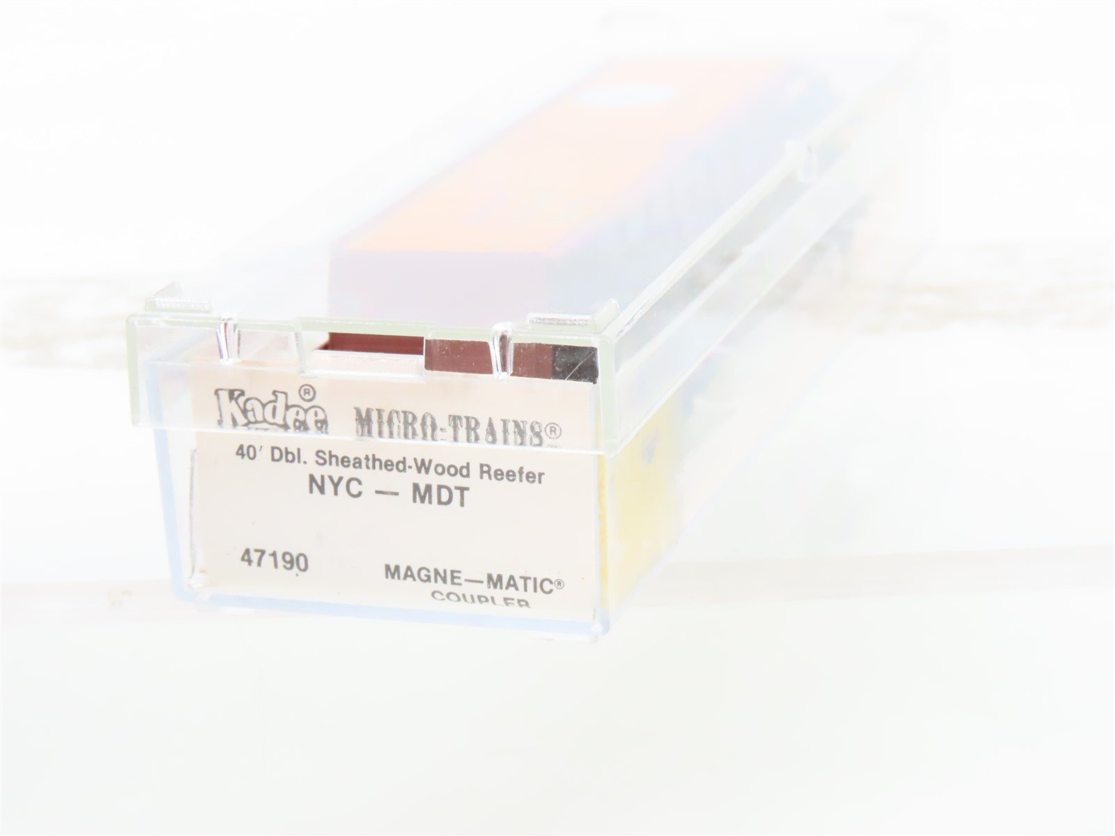 N Scale Kadee Micro-Trains MTL 47190 MDT NYC Early Bird 40' Reefer #11285