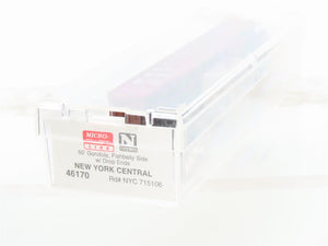 N Scale Micro-Trains MTL 46170 NYC New York Central 50' Gondola #715106