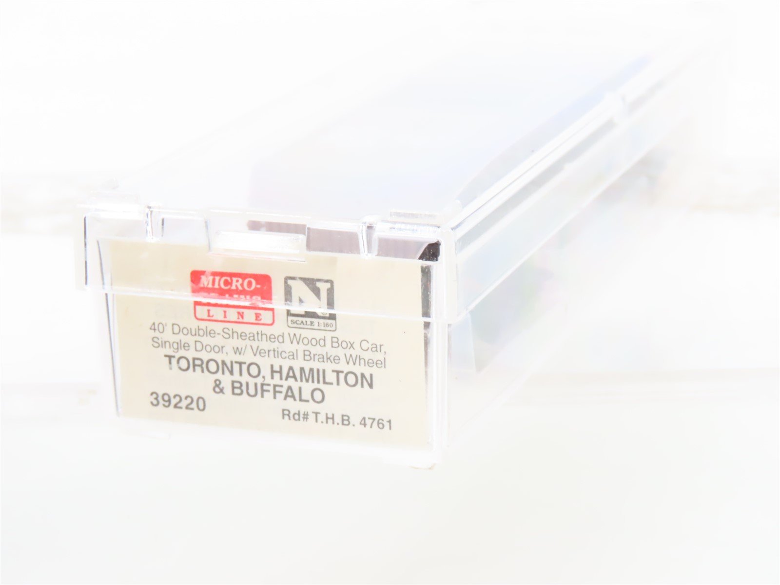 N Scale Micro-Trains MTL 39220 THB Toronto Hamilton & Buffalo 40' Box Car #4761