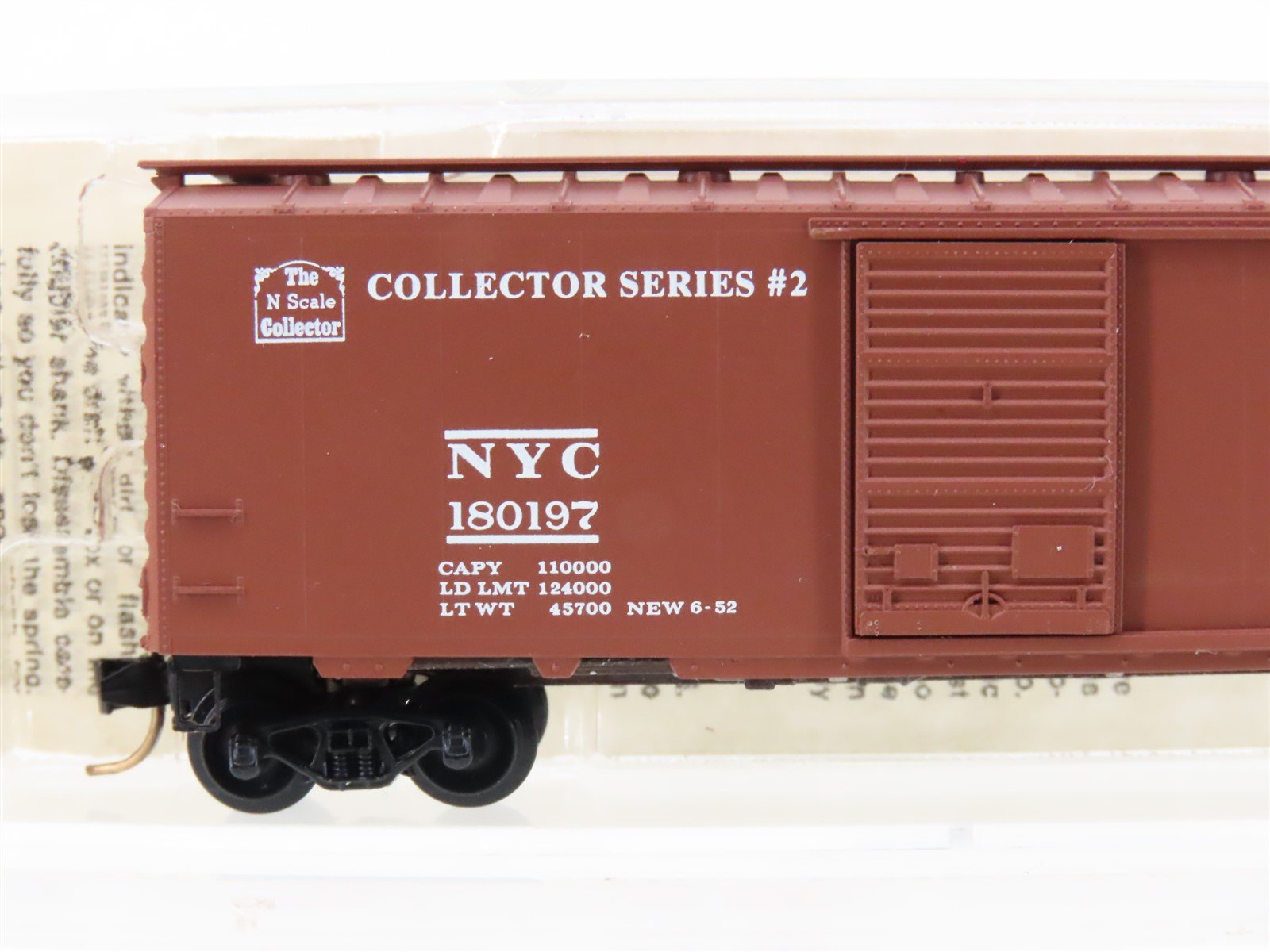 N Scale Micro-Trains MTL NSC NYC New York Central Single Door Box Car #180197