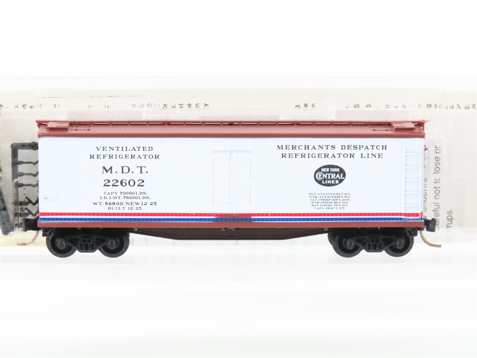 N Scale Micro-Trains MTL 49140 MDT NYC New York Central 40' Reefer #22602