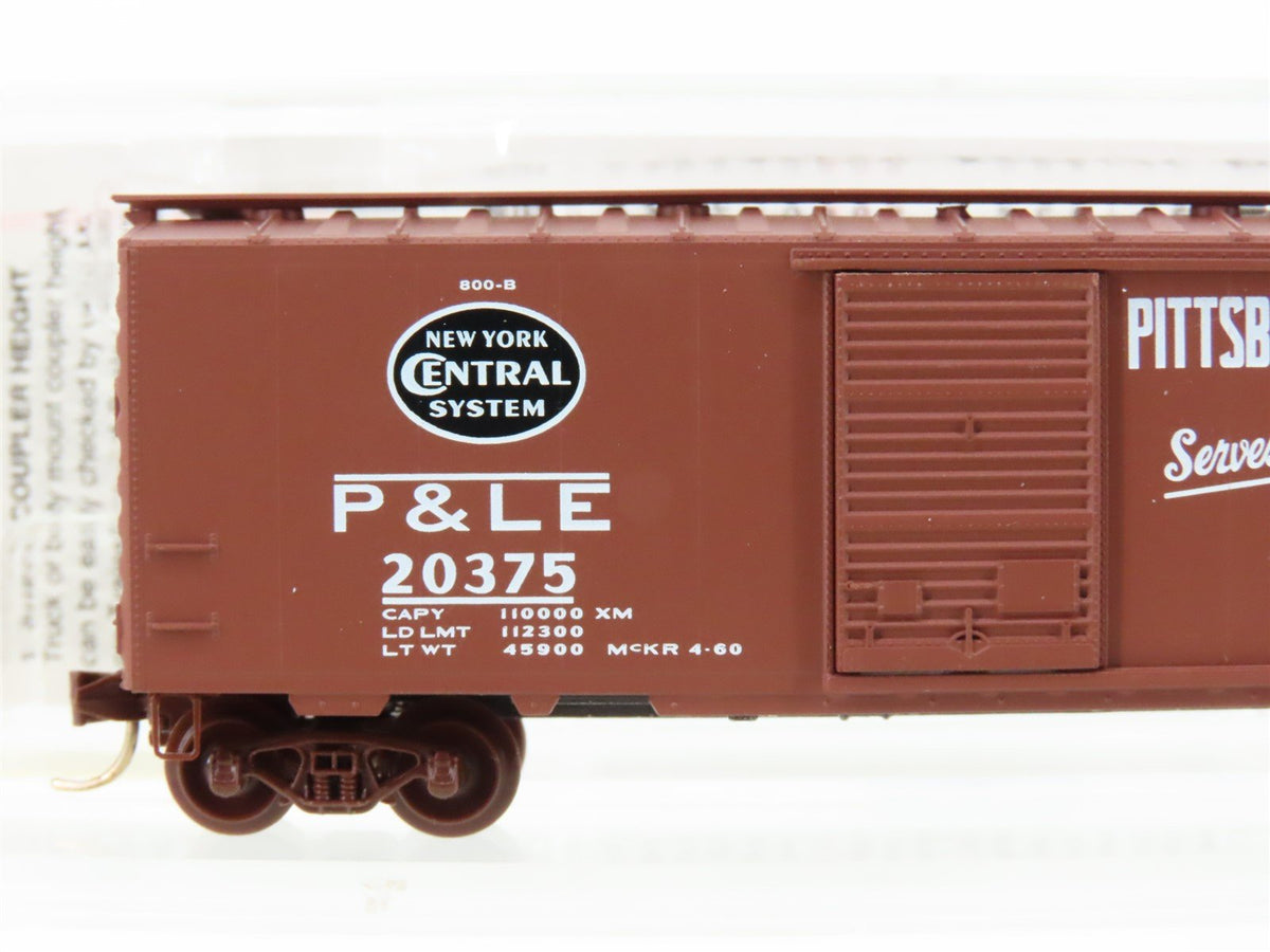 N Scale Micro-Trains MTL 20410 P&amp;LE NYC New York Central 40&#39; Box Car #20375